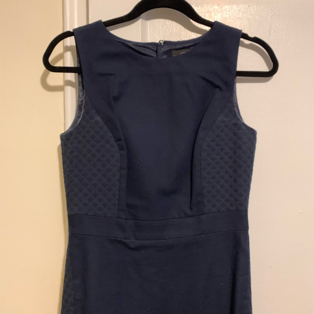 J Crew size 2 sleeveless navy dress